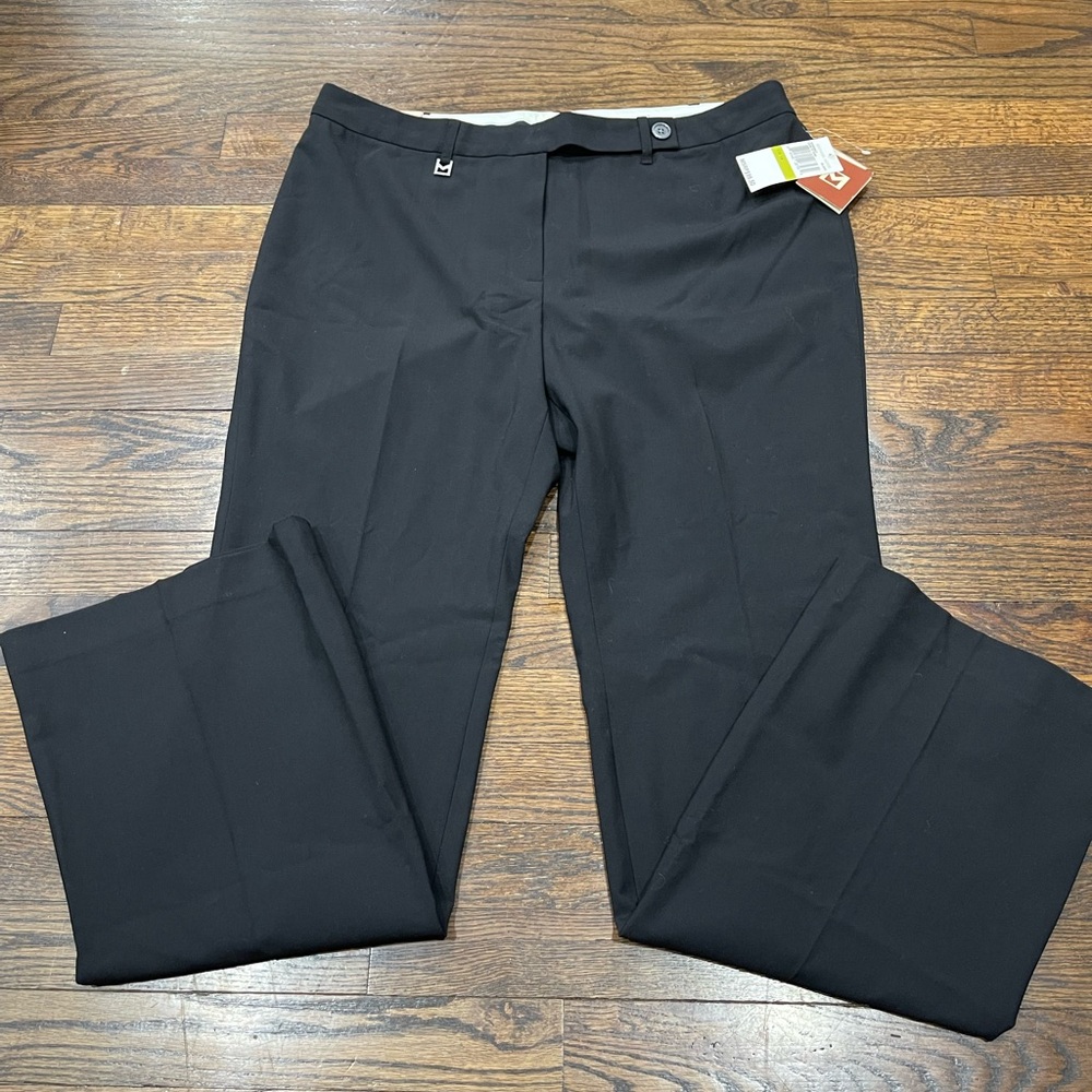 Michael Kors Classic Black Women's Dress Flare Pants, NWT